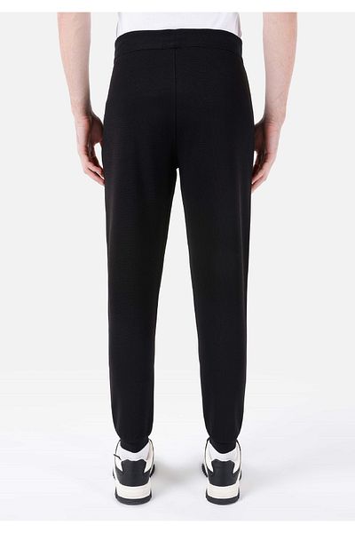 Colin's Slim Fit Mid Waist Straight Men's Black Sweatpants