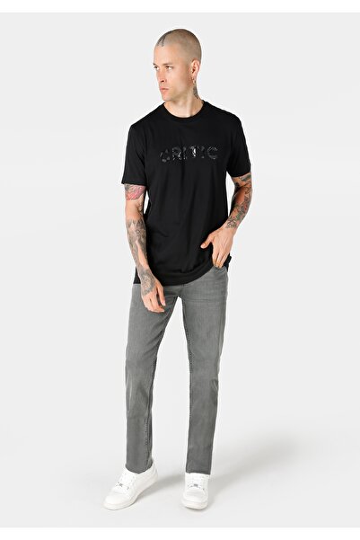 Colin's Regular Fit Yuvarlak Yaka Erkek Siyah Kısa Kol Tişört