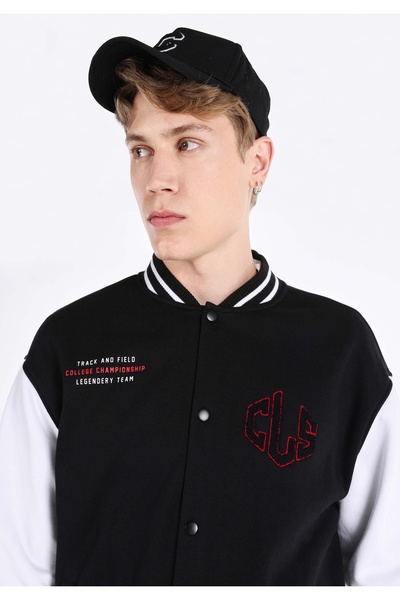 Colin's Ανδρικό μαύρο μπουφάν Regular Fit