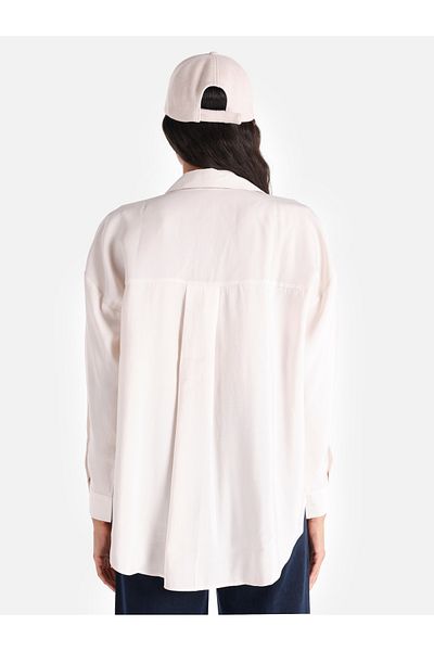 Colin's Ecru Colored Regular Fit Women's Long Sleeve Shirt