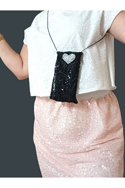 SADECE SEN DE askılı cep telefon çantası/kartlık/mini cüzdan/kese