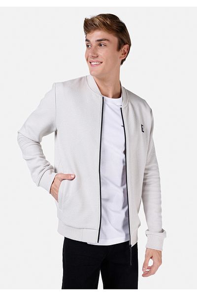 Colin's Stone Colored Slim Fit Printed Men's Jacket - Pocket Cl 1066812