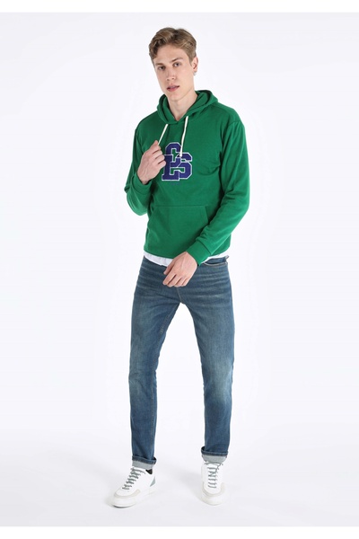 Colin's Регулярний крій Чоловічий зелений світшот