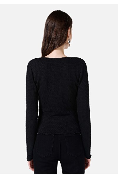 Colin's Γυναικείο μακρυμάνικο μπλουζάκι Slim Fit V-Neck