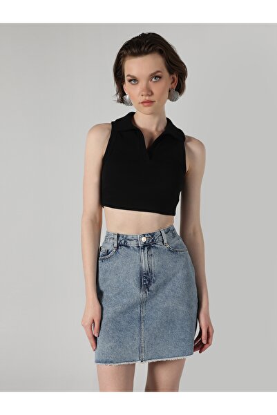 Colin's Slim Fit Kadın Siyah Atlet