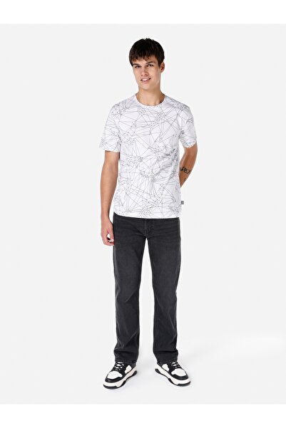 Colin's Beyaz Erkek Tshirt K.kol