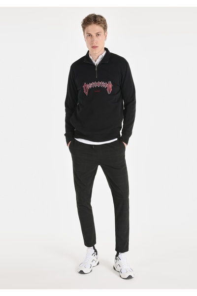 Colin's Regular Fit Erkek Siyah Sweatshirt