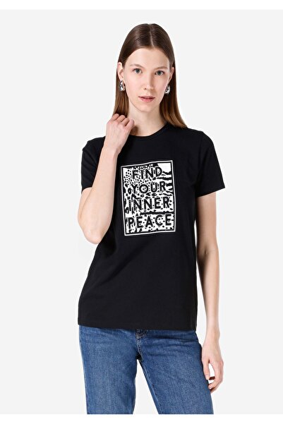 Colin's Black Women's T-Shirt Sleeve