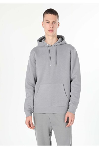 Colin's Світшот Regular Fit Erkek Сірий