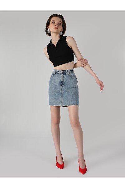 Colin's Slim Fit Kadın Siyah Atlet