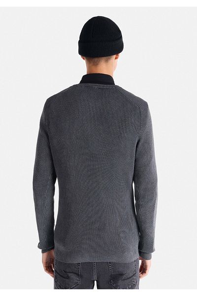 Colin's Anthracite Slim Fit Men's Sweater - Crew Neck CL 1061736