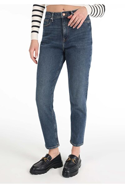 Colin's Mom Fit Kadın İndigo Jean Pantolon