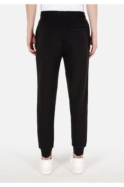Colin's Slim Fit Mid Waist Straight Men's Black Sweatpants