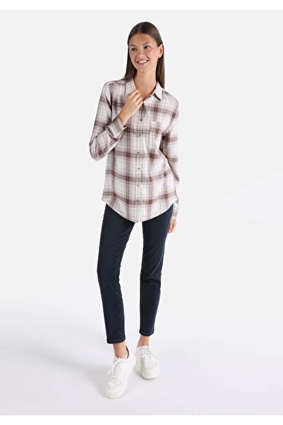 Colin's Bej Kadın Gömlek U.kol