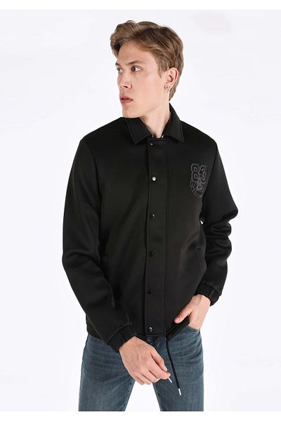 Colin's Regular Fit Men's Black Jacket