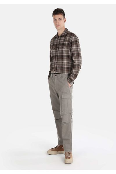 Colin's Comfort Fit Mid Waist Straight Leg Men's Green Trousers