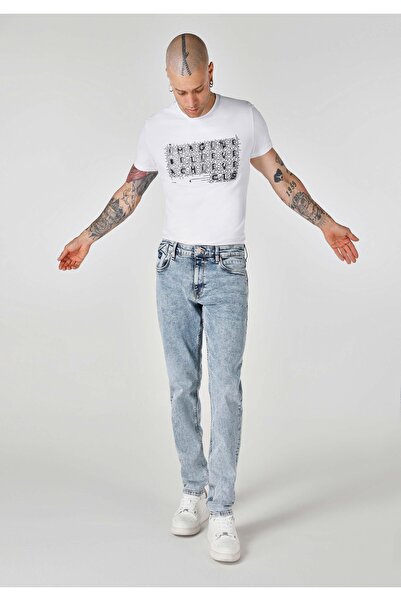Colin's Slim Fit Düşük Bel Dar Paça Erkek İndigo Jean Pantolon
