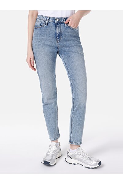 Colin's Slim Fit Orta Bel Düz Paça Kadın İndigo Jean Pantolon