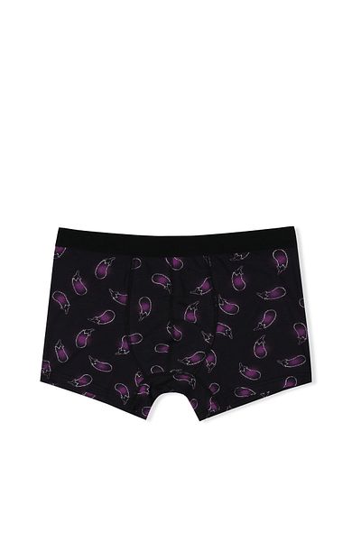 Colin's Modern Fit Printed Men's Black Boxers