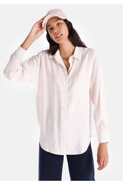 Colin's Ecru Colored Regular Fit Women's Long Sleeve Shirt