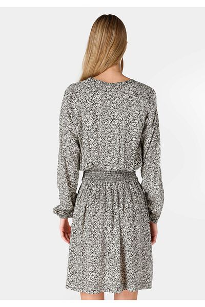 Colin's Colorful Printed Regular Cut Elastic Waist Women's Dress