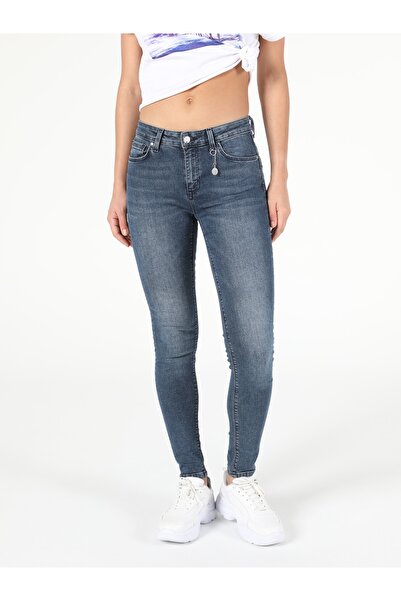 Colin's Super Slim Fit Orta Bel Dar Paça Kadın Denim Jean Pantolon