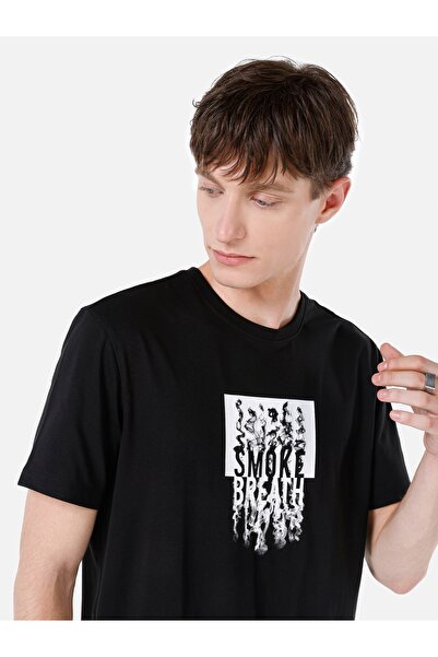Colin's Siyah Erkek Tshirt K.kol