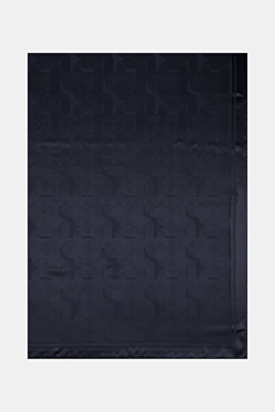 Vakko LACİVERT GEOMETRİK DESENLİ FASONE ŞAL