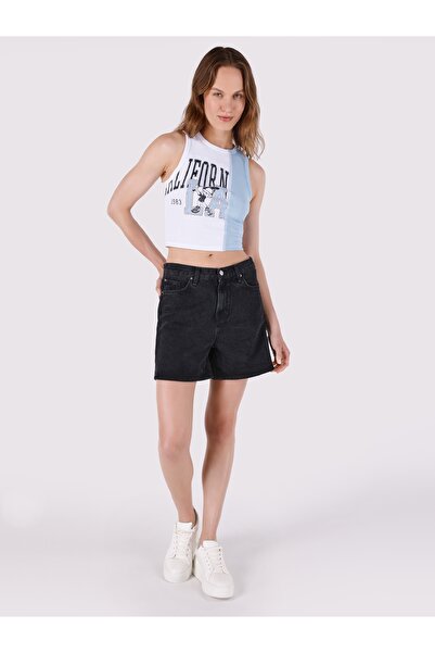 Colin's Tricou alb pentru femei Slim Fit