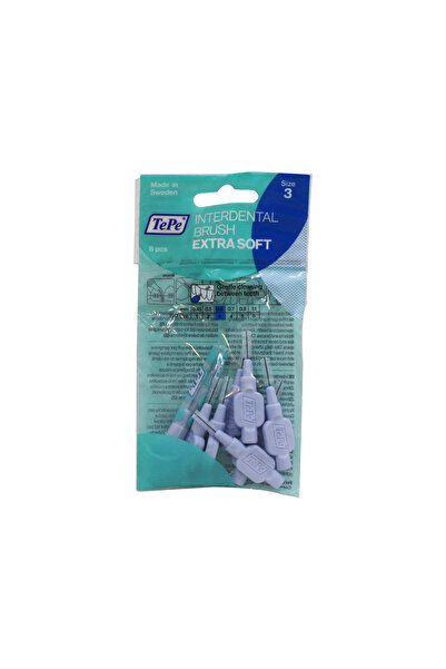 TePe Extra Soft Arayüz Fırçası Mavi 0.6Mm 8'Li T113