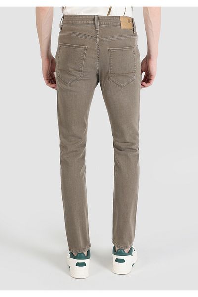 Colin's Straight Fit Low Waist Straight Leg Men's Khaki Jean Trousers