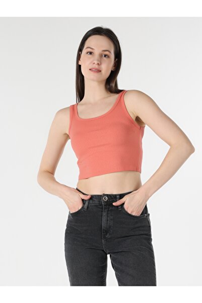 Colin's Slim Fit Kadın Turuncu Atlet