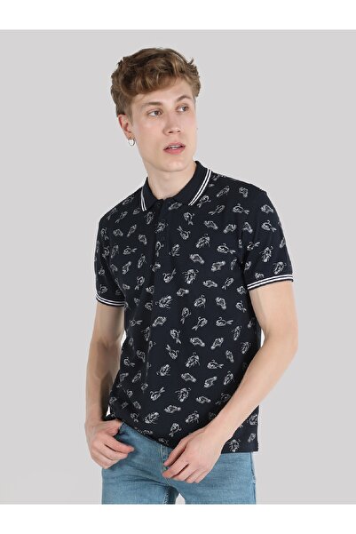 Colin's Ανδρικό μπλουζάκι με κοντό μανίκι με μοτίβο Polo με κανονική εφαρμογή