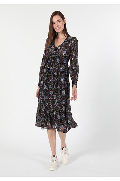 Colin's Regular Fit Women's Multicolored Dress