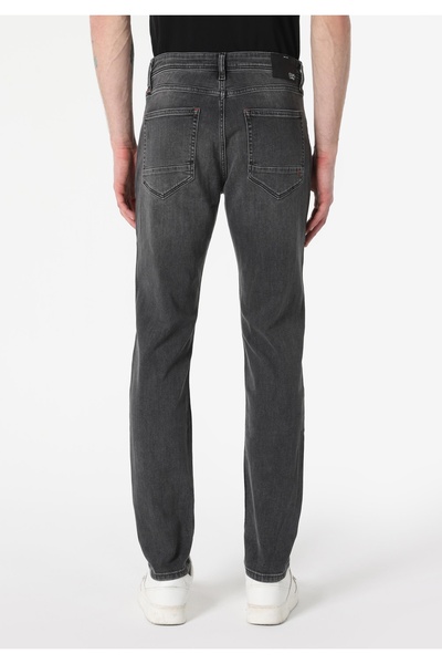 Colin's Pantaloni de jeans indigo pentru bărbați, cu talie joasă, cu picioare drepte