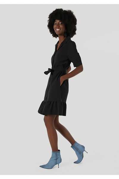 Colin's Women's Black Dress with Regular Fit
