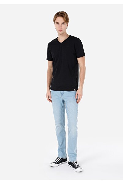 Colin's Ανδρικό μπλουζάκι με κοντό μανίκι με κανονική εφαρμογή V-Neck