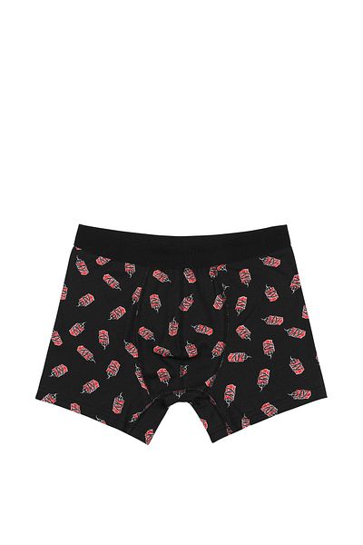 Colin's Modern Fit Printed Men's Black Boxers