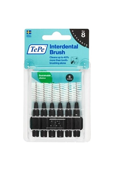 TePe Blister Interface Brush Black 1.5mm 6-Piece T192