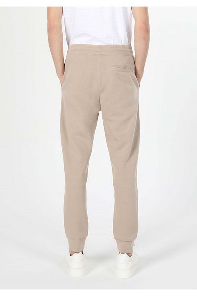 Colin's Beige Slim Fit Slim Fit Mid-Waist Men's Sweatpants