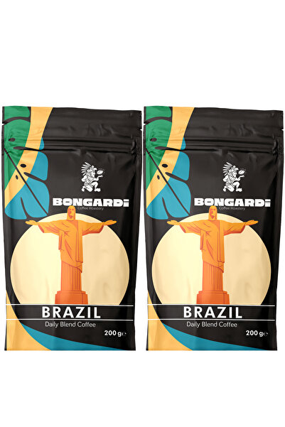 Bongardi Coffee Brezilya Yöresel Blend Kahve 2x200g (ÇEKİRDEK VEYA ÖĞÜTÜLMÜŞ SEÇİLEBİLİR)