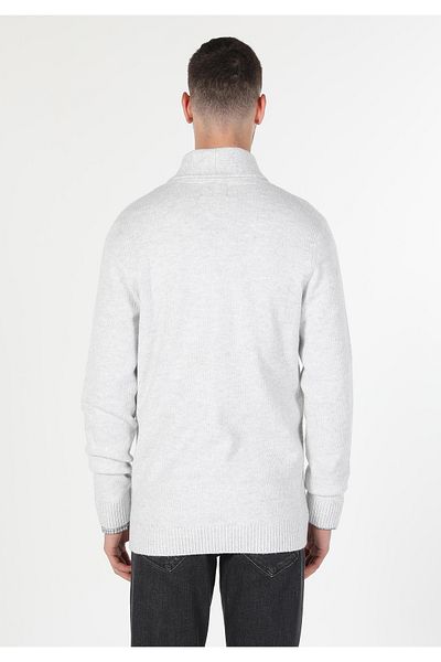 Colin's Slim Fit Men's White Cardigan