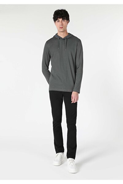 Colin's Ανδρικό μακρυμάνικο μπλουζάκι με κουκούλα κανονικής εφαρμογής