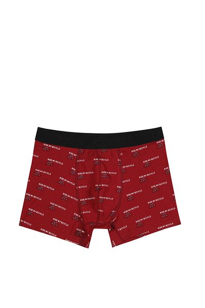 Colin's Modern Fit Men's Burgundy Boxer