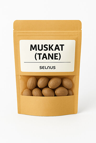 SELNUS Muskat Tane 60 gram Küçük Hindistan Cevizi Hint Cevizi ( Myristica Fra...