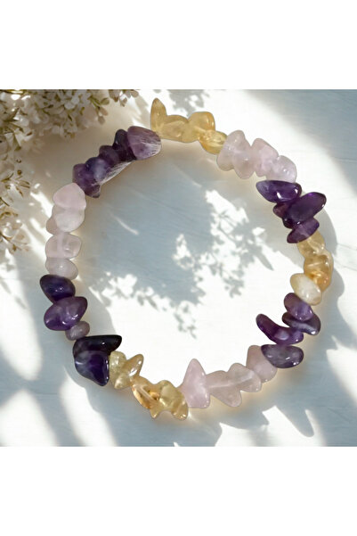 Van Northrop Ametist, Sitrin Ve Pembe Kuvars Çarka Bileklik Stres Kaygı Azalm...