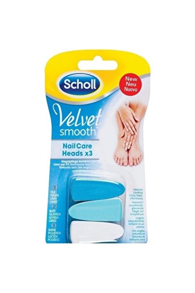Scholl Velvet Smooth Tırnak Bakım Başlıkları 3 Adet
