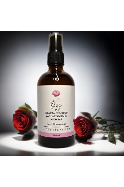 Ozz %100 Doğal Gül Suyu Yağı Alınmamış Gözenek Sıkılaştırıcı & Cilt Tonik Has...