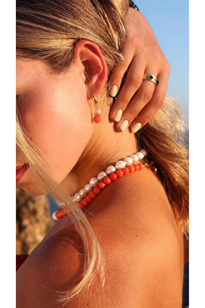 B Design jewelry Nara Mercan Barok Küpe