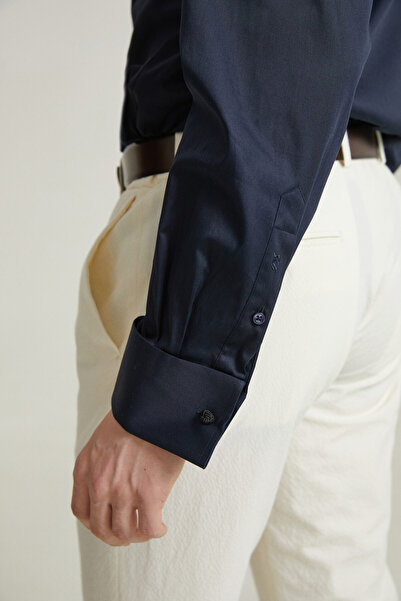 D'S Damat Ds Damat Regular Fit Синя сорочка